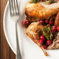 Partridge with cranberries and rosemary